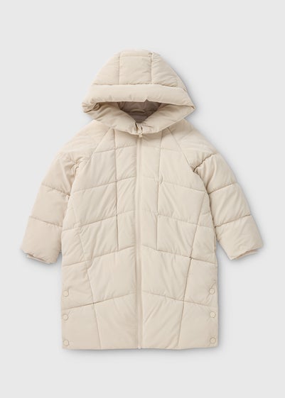 Girls Cream Padded Jacket (7-15yrs)