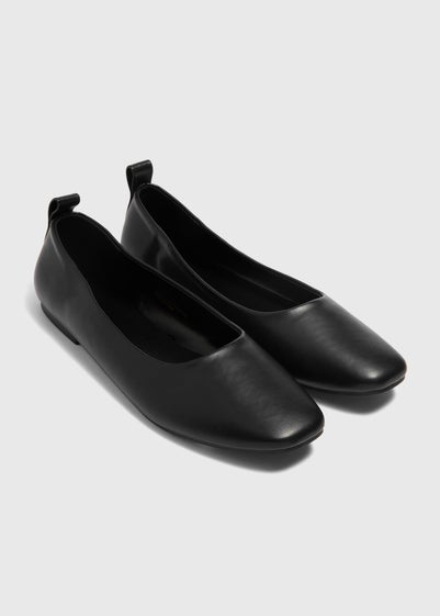 Black Ballet Flats