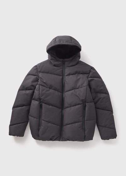 Boys Black Padded Coat (7-15yrs)