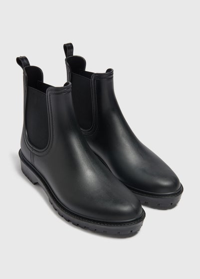 Black Chelsea Wellies