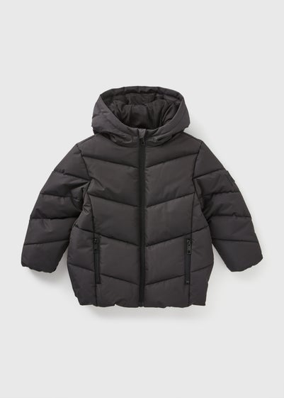 Boys Black Padded Coat (1-7yrs)