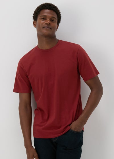 Red Essential Crew Neck T-Shirt