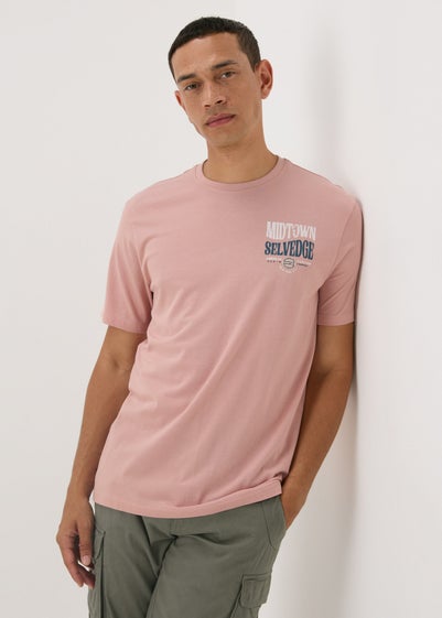 Blush Midtown Print T-Shirt