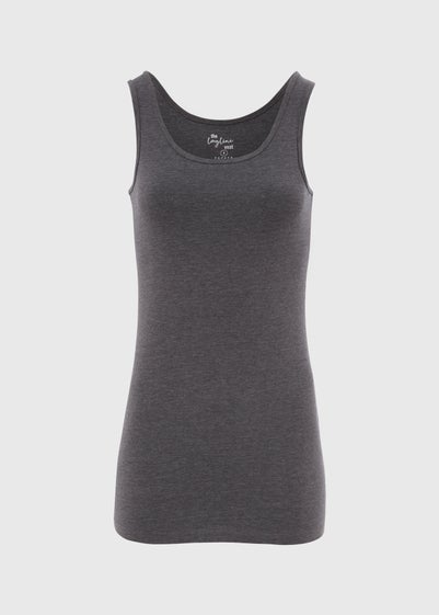 Charcoal Longline Vest