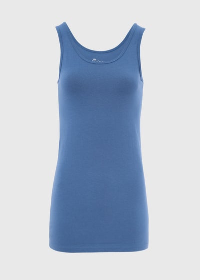 Blue Longline Vest