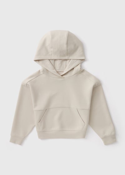 Girls Cream Soft Touch Hoodie (7-15yrs)