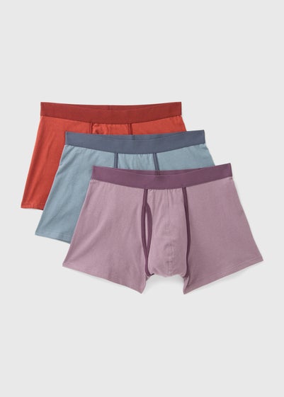 3 Pack Multicolour Keyhole Boxers