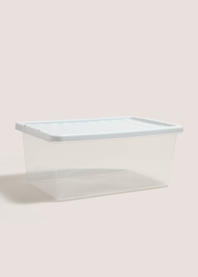 Grey Lid Storage Box (12 Litres)