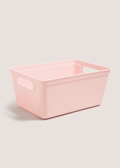 Pink Small Storage Tray (25cm x16.5cm x11.5cm)