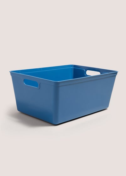 Blue Large Storage Tray (35.5cmx24.7cmx15.5cm)