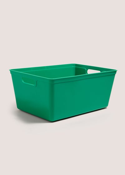 Green Large Storage Tray (35.5cmx24.7cmx15.5cm)