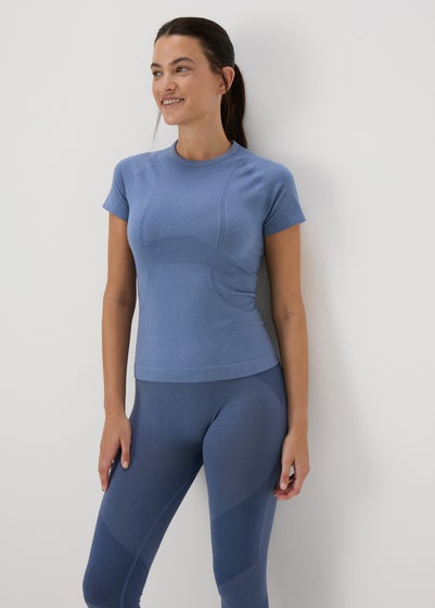 Souluxe Blue Seamless Top