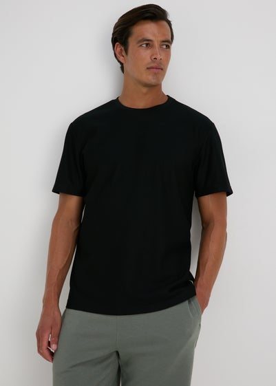 Black Textured T-Shirt