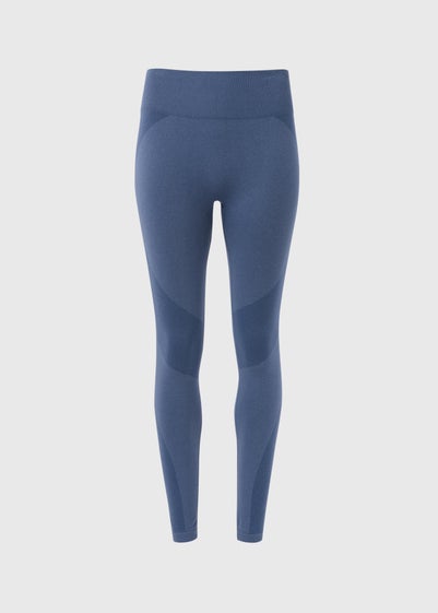 Souluxe Blue Seamless Sports Leggings