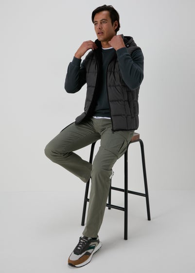 Charcoal Hooded Gilet