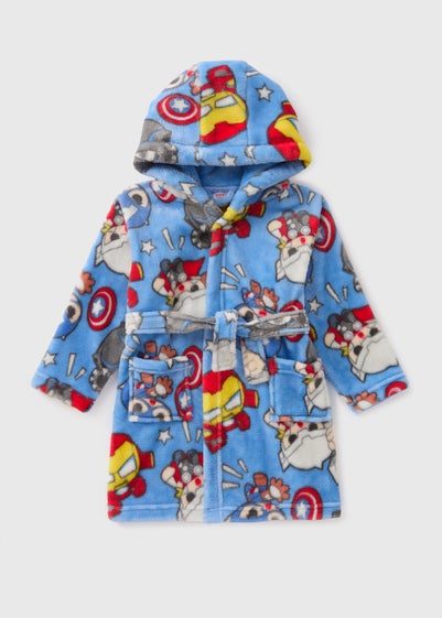 Marvel Kids Blue Dressing Gown (1-7yrs)