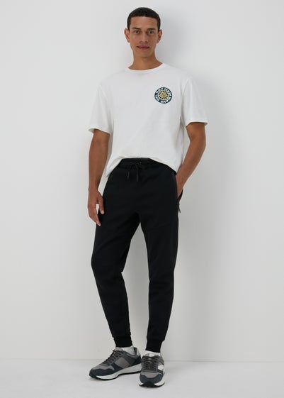 Souluxe Black Panel Joggers