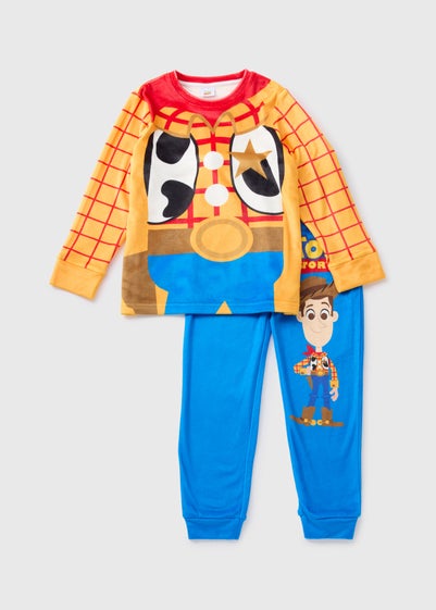 Toy Story Kids Blue Woody Fleece Pyjama Set (1-7yrs)