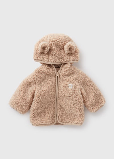 Baby Brown Borg Jacket (Newborn-23mths)