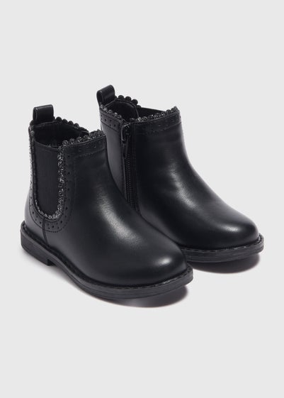 Girls Black Chelsea Boots (Younger 4-12yrs)