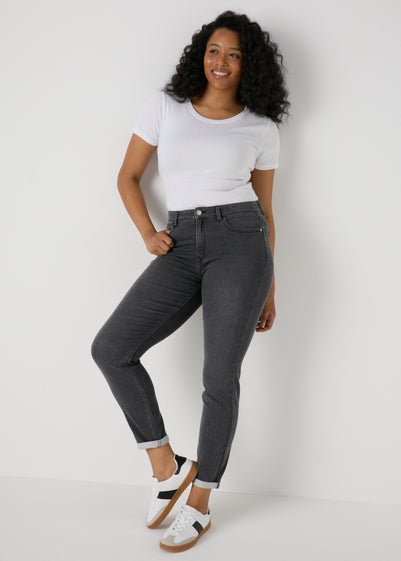 Jolie Grey Relaxed Skinny Jeans