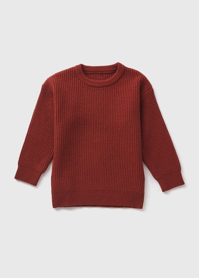 Boys Rust Knitted Jumper (1-7yrs)