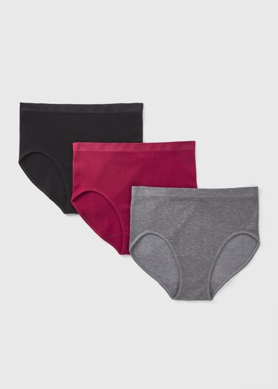 3 Pack Seamless Full Brief Knickers