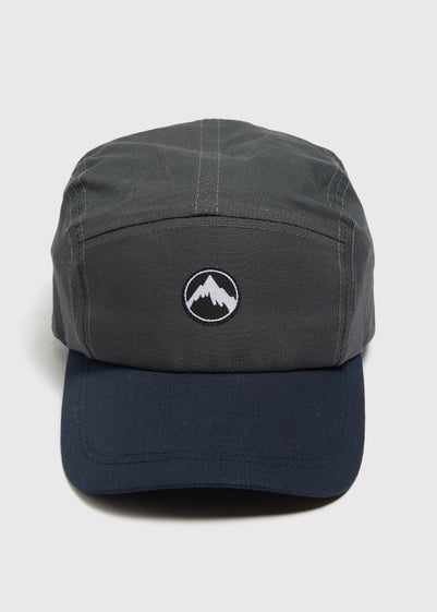 Grey Panel Logo Cap