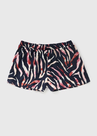 Navy Animal Trend Pyjama Shorts