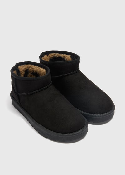 Girls Black Snug Boots (Younger 10-Older 5)