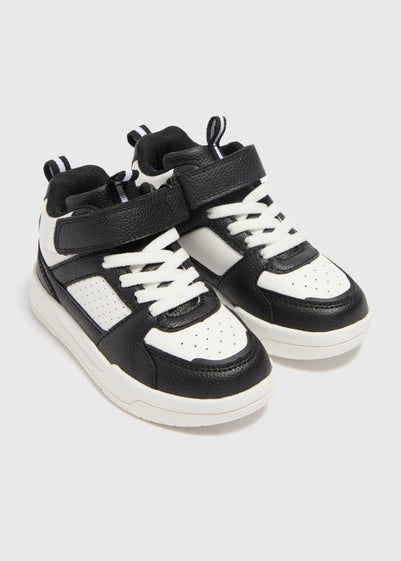 Boys Black High Top Trainers (Younger 4-11)