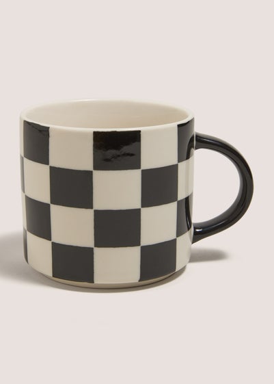 Monochrome Checkerboard Mug