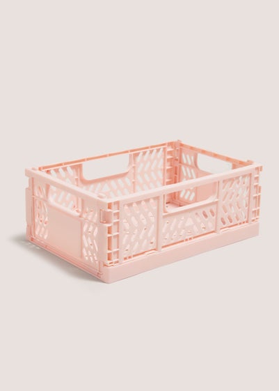 Pink Small Collapsible Crate (210mmx145mmx85mm)