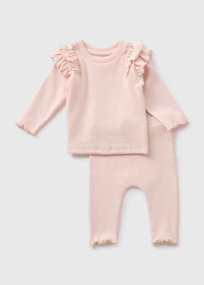 Baby Pink Top and Leggings Set (Newborn-23mths)