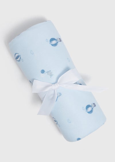 Baby Blue Balloon Blanket