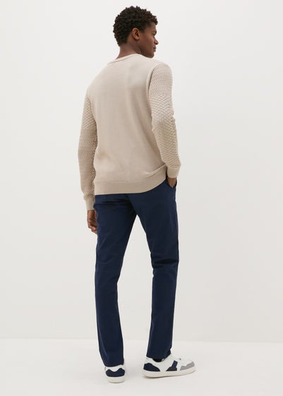 Navy Flex Chinos