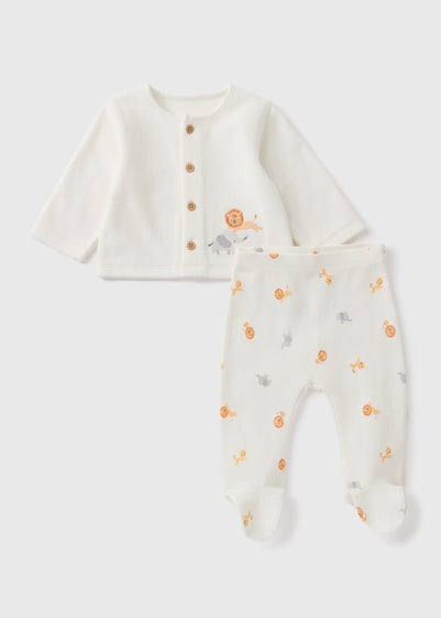 Baby Oatmeal Safari Top & Trouser Set (Newborn-18mths)