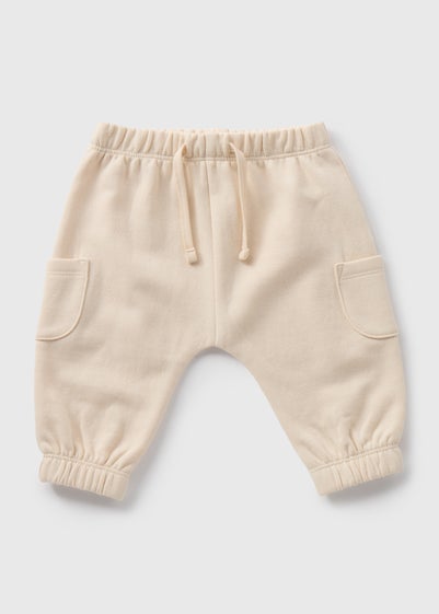 Baby Cream Cargo Jogging Bottoms (Newborn-23mths)