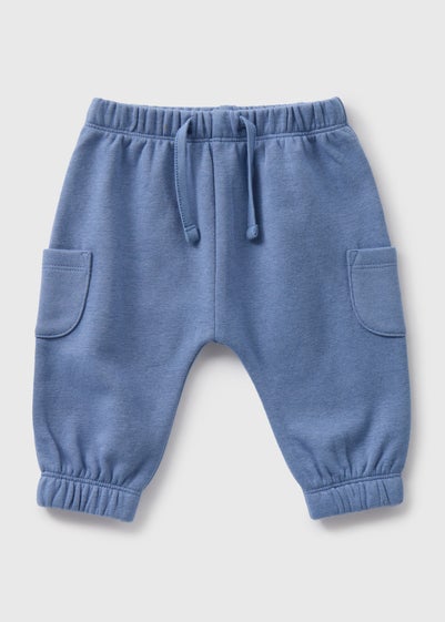 Baby Blue Cargo Jogging Bottoms (Newborn-23mths)