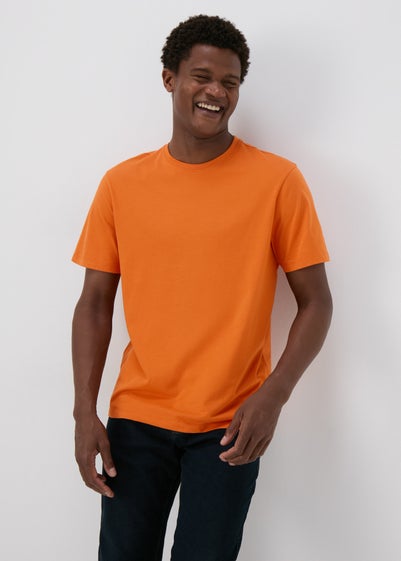 Orange Essential Crewneck T-Shirt