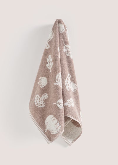 Neutral Pumpkin Design Towels