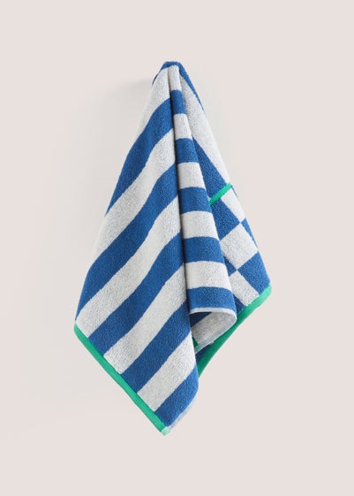 Blue Checkerboard Towel