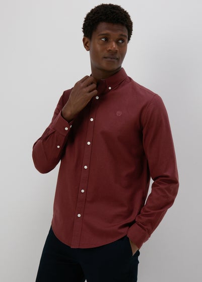 Burgundy Oxford Shirt