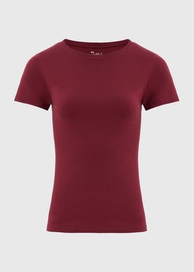 Burgundy Short Sleeve T Shirt