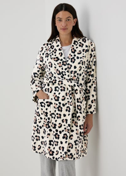 Cheetah print dressing gown hotsell