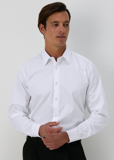 Taylor & Wright White Regular Fit Shirt