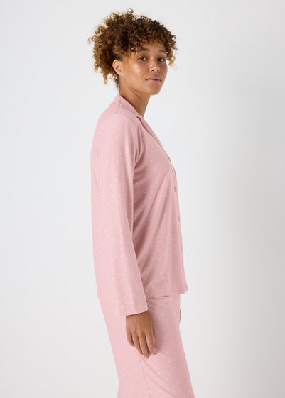 Pink Spot Traditional Pyjama Set