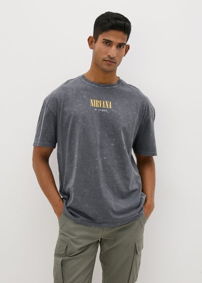 Charcoal Washed Nirvana T-Shirt