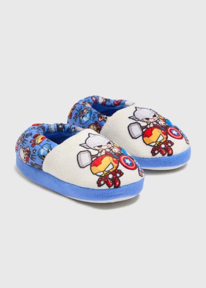 Marvel Kids Blue A Line Slippers (Younger 4-12)