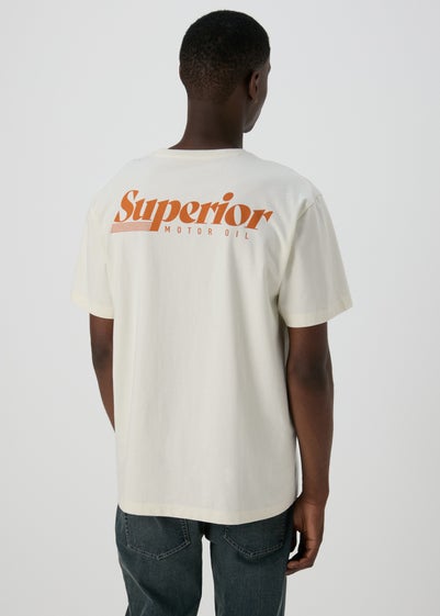 Ecru Superior Graphic T-Shirt